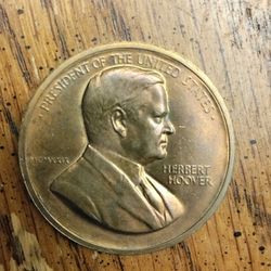 Herbert Hoover Bronze Medal 