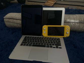 3 for 1 MacBook Air 2017, iPad Air 2, Nintendo Switch lite