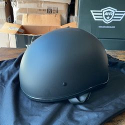 Chopper Style Motorcycle Helmet Size Large 