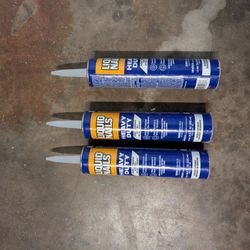 Three New Tubes Of Liquid Nails