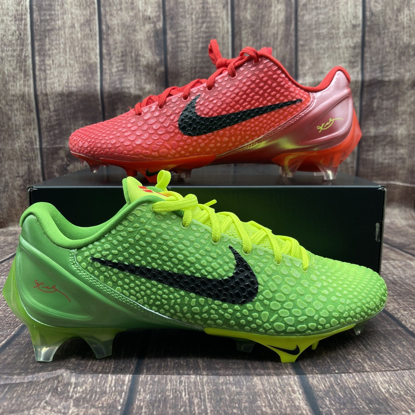 Size 11 - 2025 Men’s Nike Vapor Edge Kobe 6 SE Grinch Mismatch Ds HQ1644-300