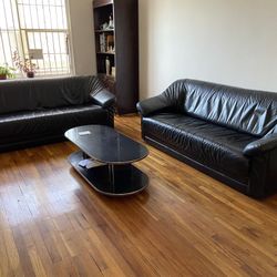 Faux Leather Sofas