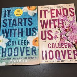 It Ends With Us and It Starts With Us By Colleen Hoover 2 Books Collection Set