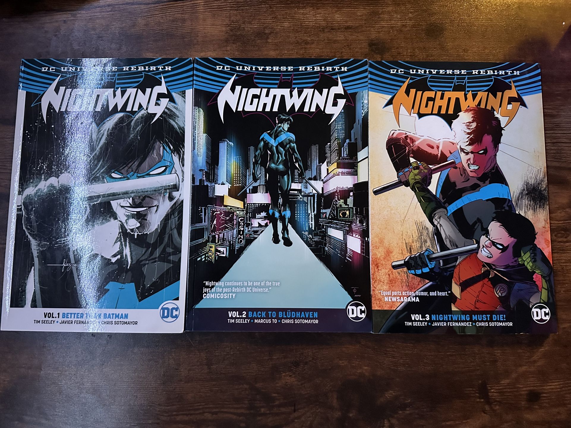 Nightwing Rebirth Series Vol. 1-3