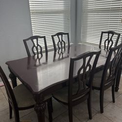Wood Dining Room Table 