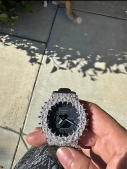 Custom Iced Out Casio G-Shock GA-2100 Watch