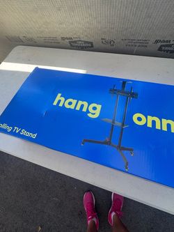 Rolling tv stand