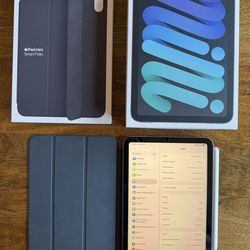 Apple A17 iPad mini Cellular Bundle with Pencil and Folio