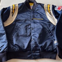 San Diego Chargers Football Satin Bomber Jacket 