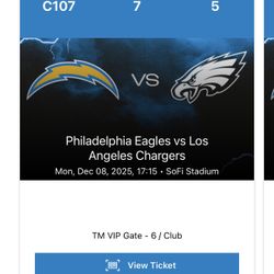 CHARGERS VS EAGLES