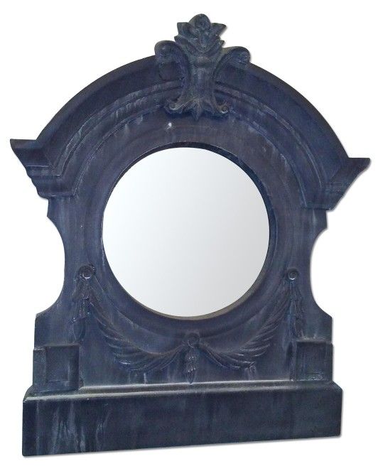 Large Antiqued Mirror by "AIDAN GRAY HOME" 