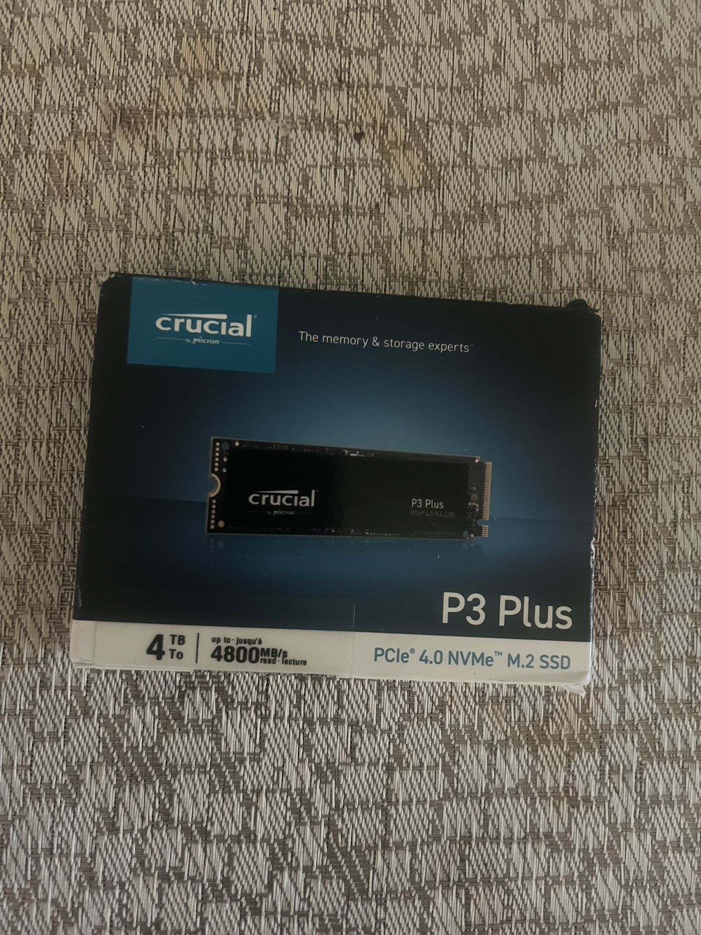 Brand New 4tb NVMe Crucial P3 Plus