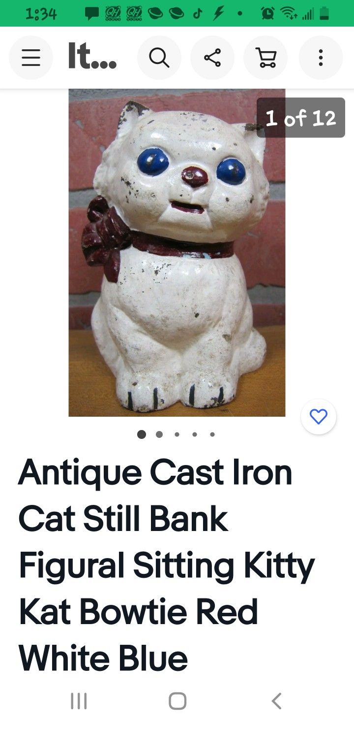 Cast Iron Bank