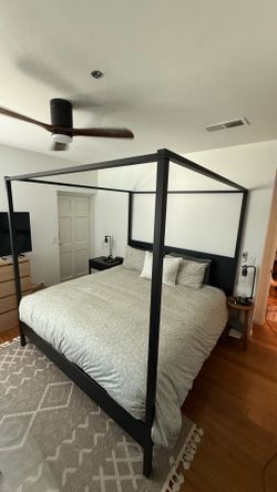 IKEA King Bed Frame (Black) – Originally $849 – Great Condition
