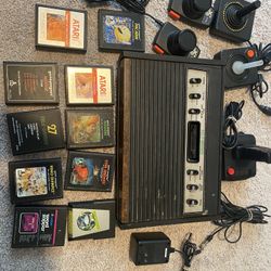 Atari Tele-games Video Arcade + 10 Games