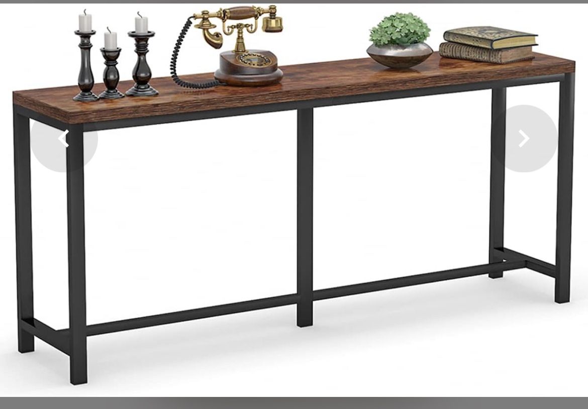 Tribesigns 70.9 Inch Extra Long Sofa Table, Narrow Console Table