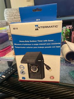 Heavy Duty Outdoor Timer with Cover (Brand New/Unopened)