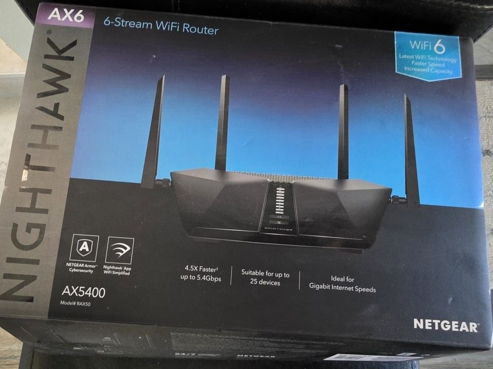 Nighthawk AX6 Wifi Router