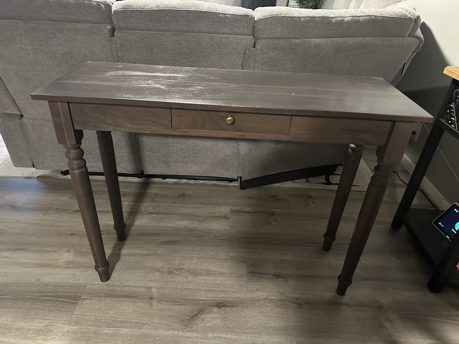 Espresso Sofa Table