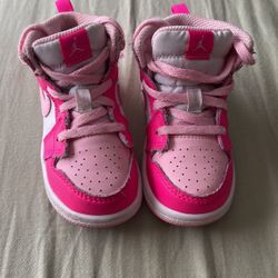 Toddler’s Pink Jordans 1 