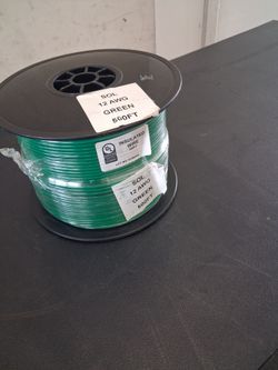 NEW 500ft spool of 12AWG solid green wire
