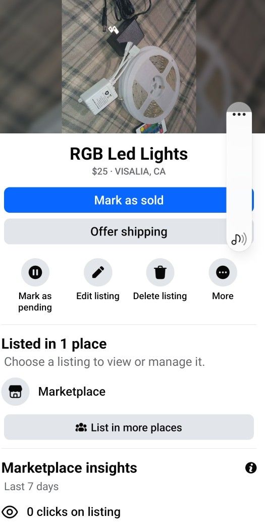 RGB LED LIGHTS NEEDS TO BE SOLD ASAP