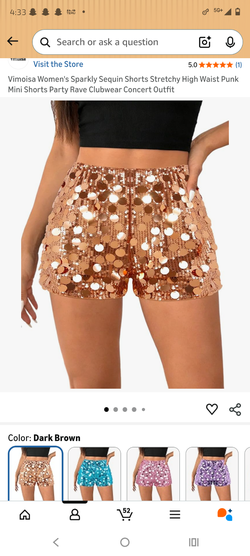 Women's sequin Shorts