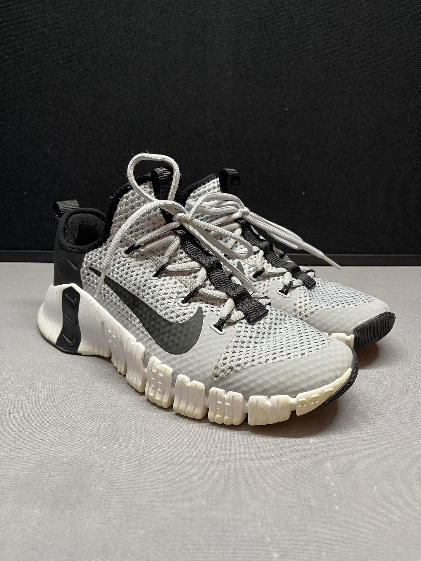 Nike Free Metcon 3 Wolf Grey Black White Training Shoes Mens