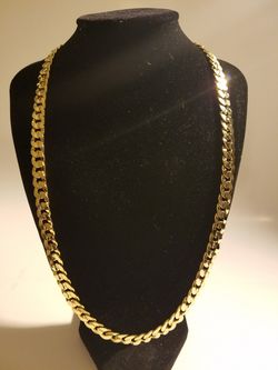 14k gold filled cuban chain with 14k stamp
