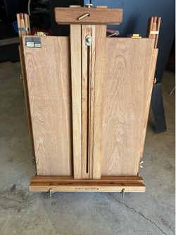 Aaron Brothers Wooden Artist Easel – Portable Tabletop/Field Easel