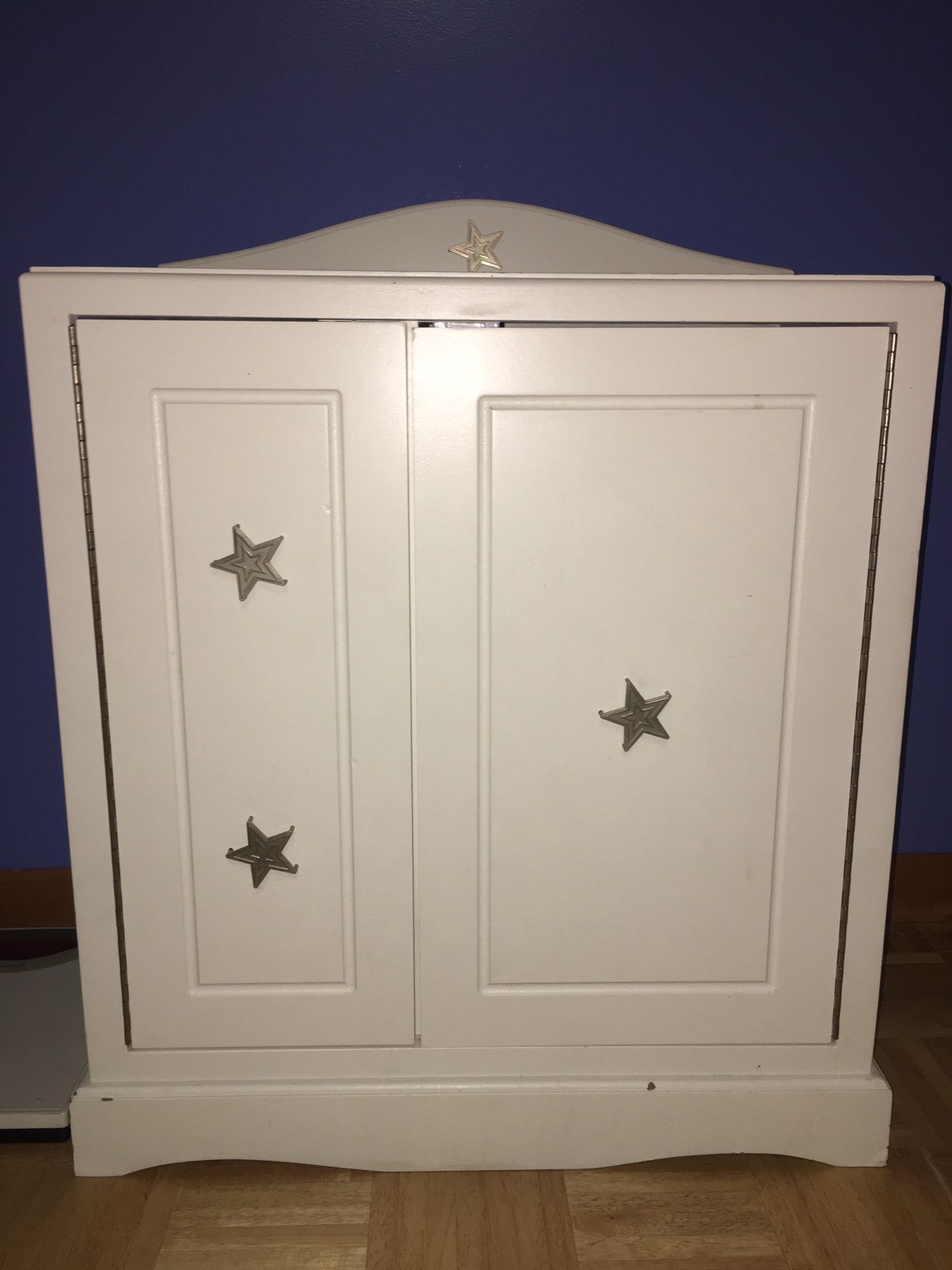 Furniture Sized 18 Inch Doll Armoire Storage Closet
