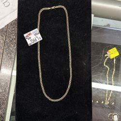 Cuban/curb Chain 14k 9.9 Grams 22in 