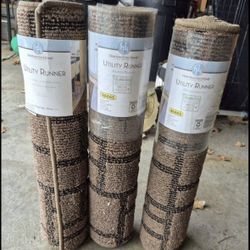 NEW (3) Carpet Runners. 24” by 72”.  See Pictures For Details. (Johnstown Ohio)