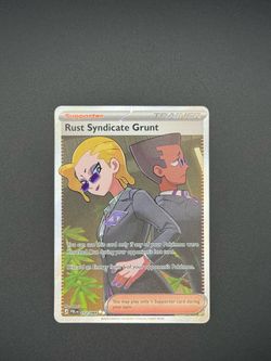 Pokémon TCG Rust Syndicate Grunt 112/084 Full Art Holo