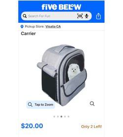 Pet carrier