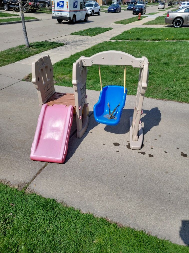 Little Tikes Slide, Swing Combo