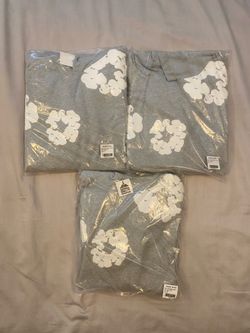 Denim Tears Hoodie Grey White XL, L and, M available