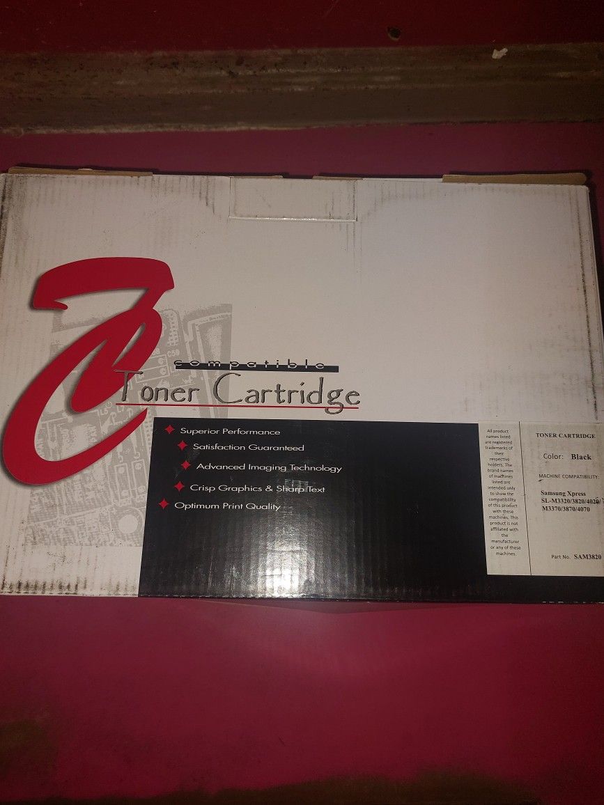 TONER CARTRIDGE Replacement for Samsung XPRESS BLACK SAM3820 New (($35 Or Bestoffer!))