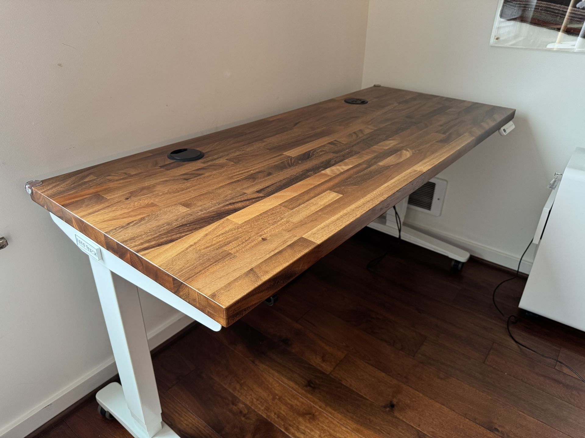 Uplift Standing Desk 60” x 24” with 1.5” Butcher Block