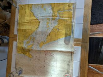 Nautical laminated maps