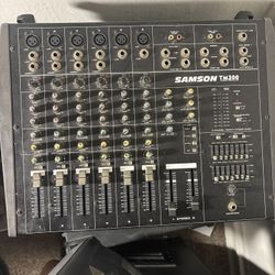 Samson Tm300 Sound Board- Set Of Toa 30-SD’s