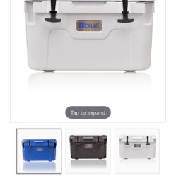 Blue Coolers 55 Quart Ice Vault Blue Cooler 