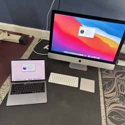 27 inch IMac and 13inch MacBook Pro $600 for both