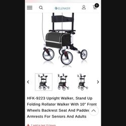 UPRIGHT ADULT WALKER  WHITE  OR RED NEW