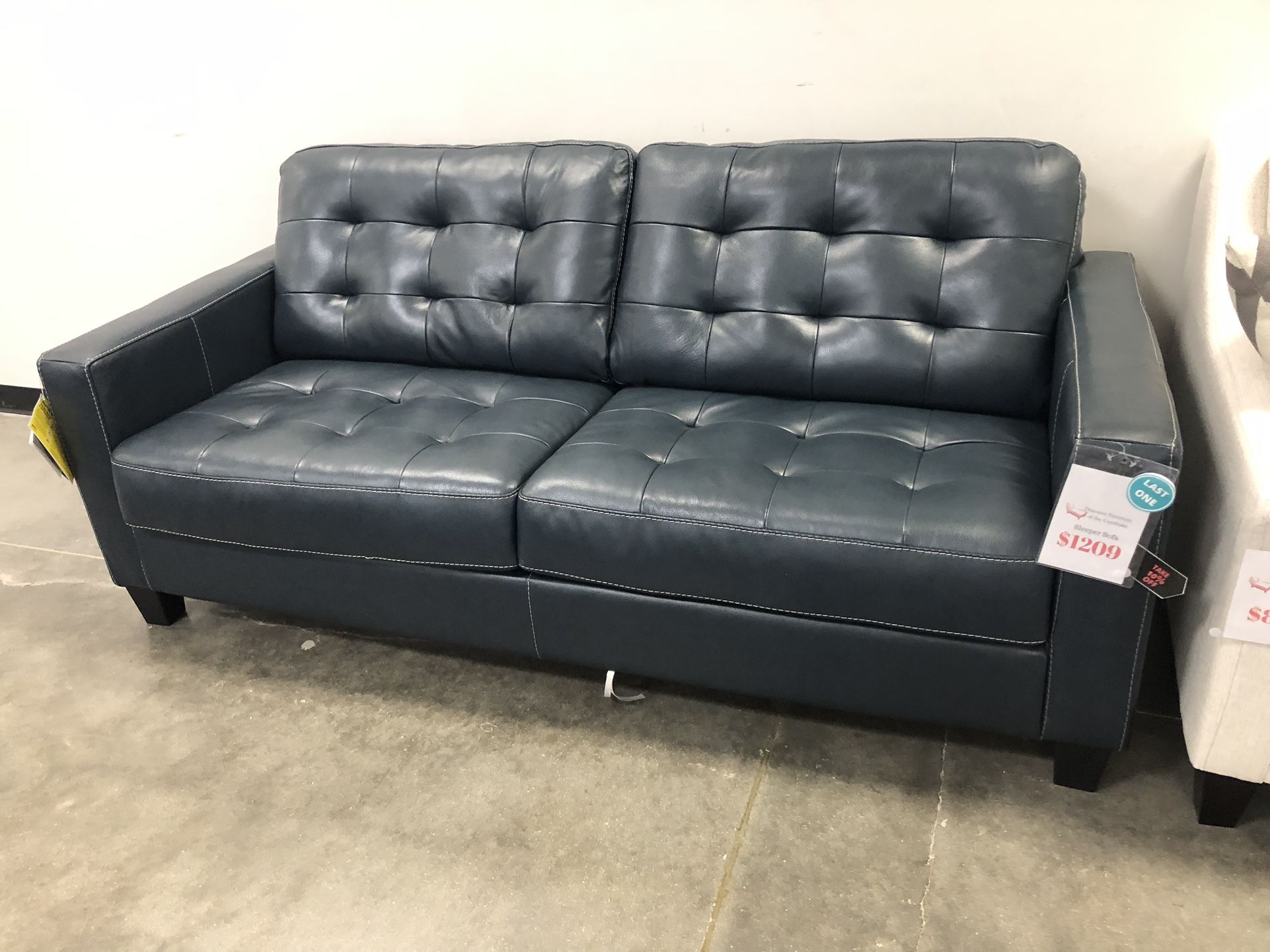 Brand New Leather Sleeper Sofa