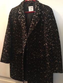 Leopard print Coat, very warm and cute