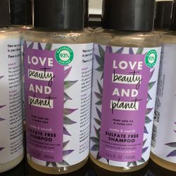 Love And Beauty Sulfate Free Shampoos And Conditioners 
