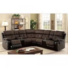 New Reclining Sectional.  Brown/Black Champion Fabric.  111”x111” .  Free Delivery!