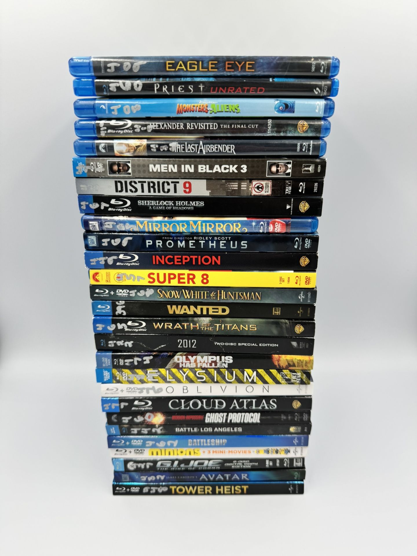 27 Blu-Ray Films Selling As A Lot