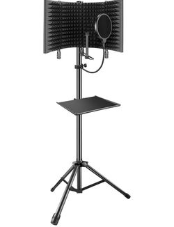 Professional Studio Recording Microphone Isolation Shield,